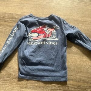 Vineyard Vines Kids Blue Long Sleeve Shirt